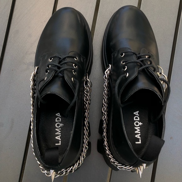 Platform Spiked Booties, La Moda - Picture 1 of 4